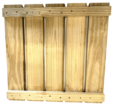 Deck modular de madeira Pinus tratado 50x50 centímetros