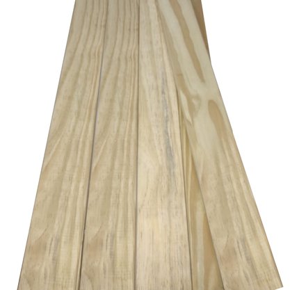 KIT 5 peças deck de madeira Pinus tratado SEM nós 9x290 centímetros (Cobre 1,30 m²)