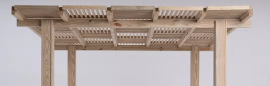 Conjunto Brise modular de Cobertura para Pergolado Cabernet Sauvignon (Cobre 8,0 m²)