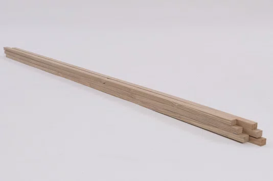 KIT 6 Ripas lixadas de madeira Pinus tratado com nós 4x3x290 centímetros