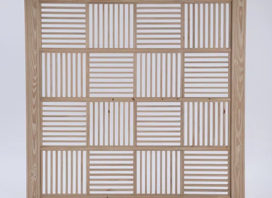 KIT Pergolado de madeira Pinus tratado 2,90x2,90 metros + Brise lateral ripado