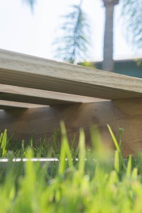 Palete para montagem de mobiliário ou jardim de madeira Pinus tratado 70x120 centímetros