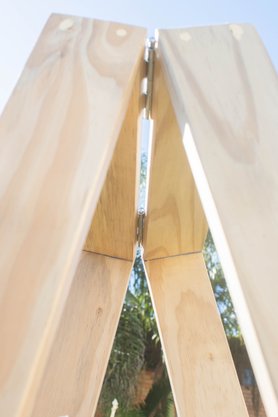 Prateleira tipo escada monta desmonta para jardim de Pinus tratado 1,76x1,0 metro