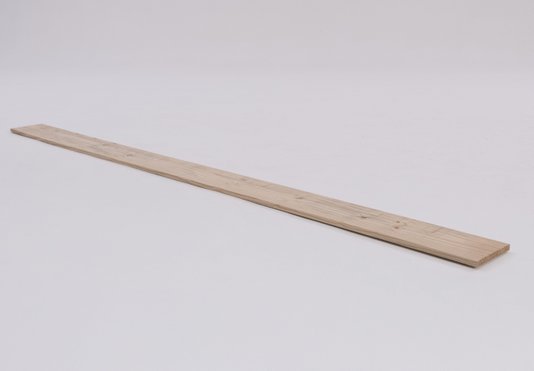 Tábua lixada para prateleira ou artesanato de madeira Pinus tratado 19x1,8x290 centímetros