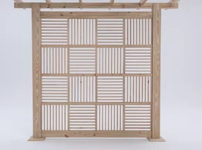 Conjunto Brise modular Lateral para Pergolado Cabernet Sauvignon (Cobre 4,54 m²)