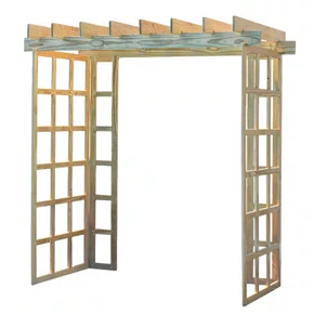 Pergolado monta desmonta de madeira Pinus tratado 2,20x1,35 metros - Modelo Carménère