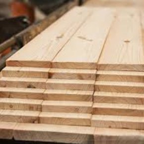 Tábua lixada para prateleira ou artesanato de madeira Pinus tratado 19x1,8x100 centímetros