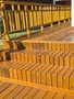 KIT 5 peças deck de madeira Pinus tratado com nós 9x290 centímetros (Cobre 1,30 m²)